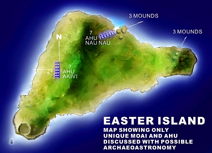 Easter Island star map