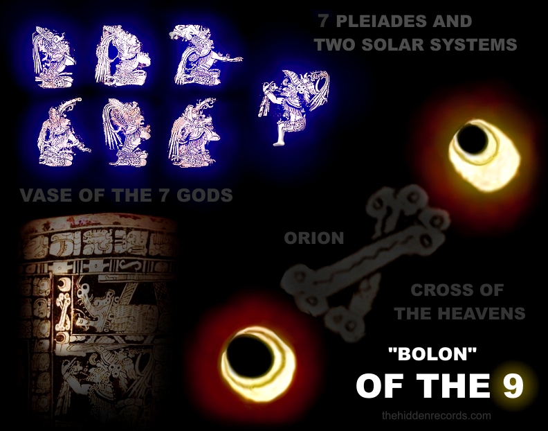 STAR MAP ASPECT OF THE VASE OF SEVEN GODS WITH PLEIADES