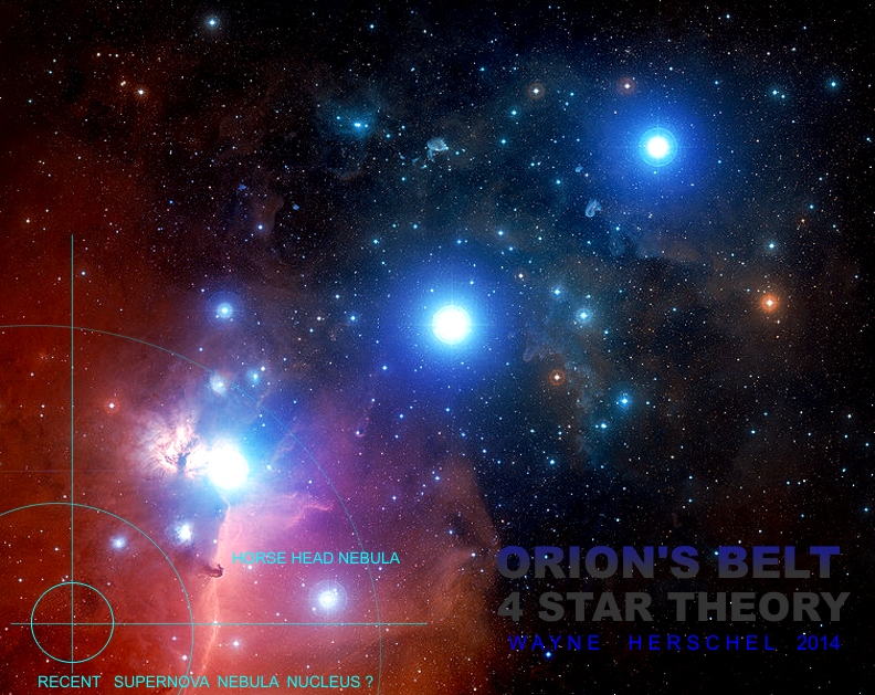 FOUR STARS OF ORION'S BELT